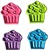 48 Cupcake Crayons by MinifigFans™ - Birthday Party Favors - 12 Sets of 4 - Made in the USA from Crayola Crayons