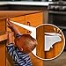 Child Proof Cabinet Locks with New Install Tool - Magnetic Child Safety Locks - Baby Proof Drawers - No Tools Or Screws Needed (4 Locks + 1 Key + Install Tool) for Easier Installation