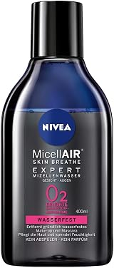 Nivea Micellair Skin Breathe Expert Micellar Water Waterproof 2x 400ml Makeup view 1