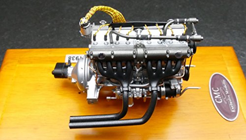 1938 Alfa Romeo 8C 2900B Engine with Display Showcase 1/18 Limited to 1000pc. Diecast Model by CMC 131