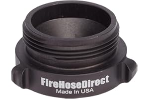 FIREHOSEDIRECT Aluminum 1 1/2" Female NH to 2 1/2" Male NH Fire Hose Adapter