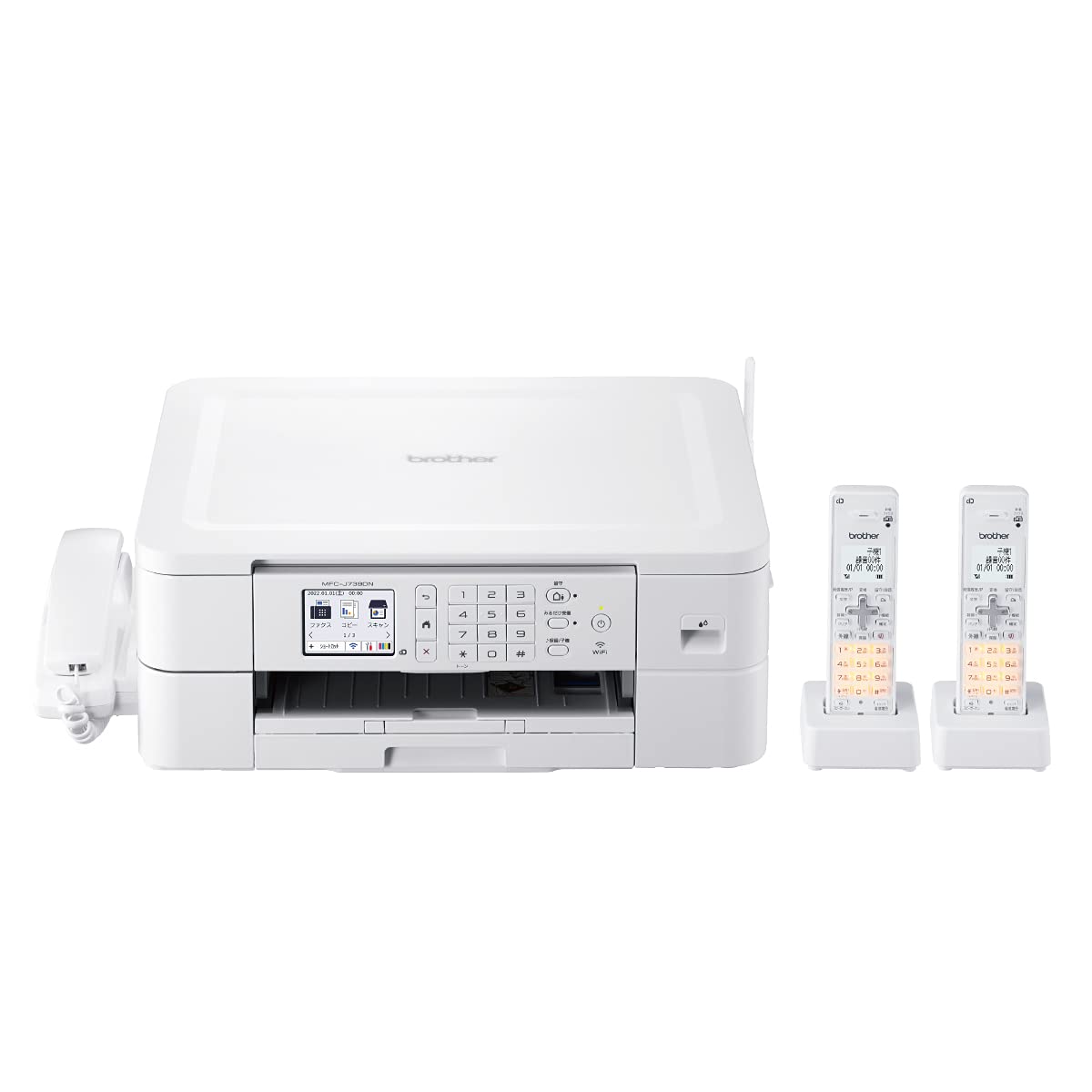 ブラザー工業(Brother Industries) プリンター A4インクジェット複合機 MFC-J739DWN (FAX/電話機/子機2台/Wi-Fi/スマホ・タブレット接続)商品画像