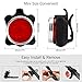 SOKLIT USB Rechargeable Bike Light Front and Rear Waterproof IPX4 Super Bright Bicycle LED Light Set 120 Lumen with 650mah Lithium Battery, 4 Light Mode Options, Including 2 USB cables and 6 Strap