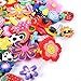 PP OPOUNT 120 Pieces Different PVC Shoe Charms for Shoes Bands Bracelet Wristband