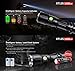 Klarus XT12S 1600 Lumens CREE XHP35 HI D4 LED Tactical Rechargeable Flashlight,Magnetic Charging Multi-mode Dual-switch Flashlight, with 1x18650 Battery,USB Cable,Holster,O-ring and SKYBEN USB Light