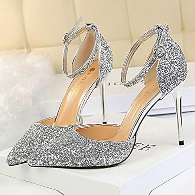 Twomde Bigtree Women Pumps Wedding Shoes Bride High Heels Pointed