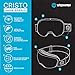 Wildhorn Cristo Ski Goggles Men Women 100% UV Anti-Fog OTG Snowboard Goggles- US Ski Team Official Supplier- Snow Goggles