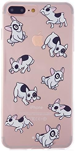 CaseBee - Miniature French Bulldog Soft Clear TPU iPhone 7 (4.7) Case (Various Lovely and Energetic Frenchie Dog Breeds)