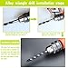 6PCS Ceramic Tile Drill Bits, Mgtgbao Masonry Drill Bits Set for Glass, Brick, Tile, Concrete, Plastic and Wood Tungsten Carbide Tip for Wall Mirror and Ceramic Tile with Size (6mm-12mm).