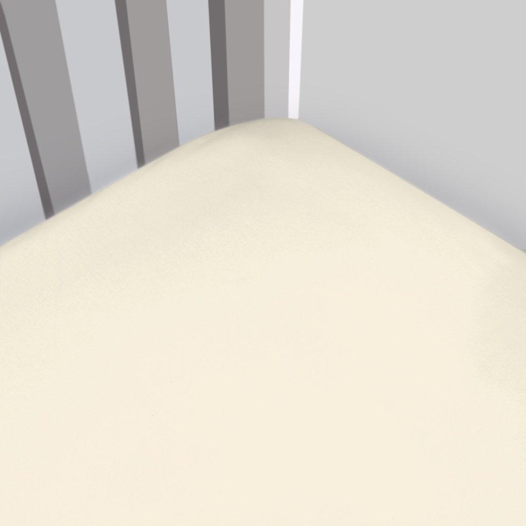 Magnolia Organics Fitted Interlock Crib Sheet - Standard, Natural