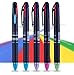 Ipienlee Multicolor Ballpoint Pens 0.7 mm Ball Point Pen 4 Color Ink (Black, Blue, Red, Green) in One Retractable Ballpoint Pen for Office School Supplies Pack of 12