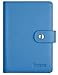 Simpac Leather Passport Holder Wallet Cover Case Travel Wallet RFID Blocking 12 Contract Colors (Blue)