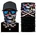 12-in-1 Magic Scarf，Skeleton Skull Flag Seamless Bandana, Face Mask,fishing mask, Thin Ski Mask, Neck Warmer Balaclava Bandana for Raves, Dust, Riding Bike, Motorcycle, Outdoor Activities (clown)
