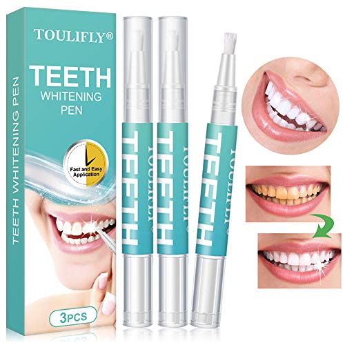 Teeth Whitening Gel,Teeth Whitening Pen,Teeth Whitening Kit,3 Pack Teeth Whitener Instant Painless for Sparkling White Teeth Whitening,Easy to Use,Travel friendly