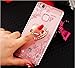 P9 lite Secret Garden TPU Case, Houshine Glitter Electroplate Bumper Bling Butterfly Soft TPU Silicone Flip Back Cover Case + Love Heart Ring Stand for Huawei P9 lite, Gold Bumper +Stand