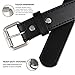 LIRISY Concealed Carry CCW Gun Belt | Buckle & Black Leather Holster Belt | Men's Tactical Belt 1 1/2-Inch