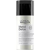 L'Oreal Professionnel Metal Detox Leave-in Cream, Hydrating, Anti-Frizz, UV Protection, Prevents Damage, Prolongs Hair Color,