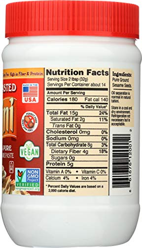 Sesame King, Tahini, 16 Ounce