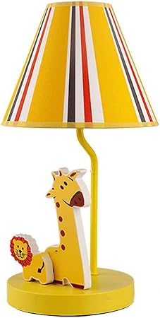 Nwlamp Decorative Kids Table Lamp Upgraded Eye Caring Led Desk Lamp Cartoon Bedside Table Nightstand Lamp Reading Lamp Light For Child Boy Girl Bedroom Study E27 Giraffe Lion Amazon Co Uk Kitchen Home