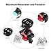 Reserwa Bike Phone Mount with Quick On Off Mount 360 Degree Rotation Motorcycle Phone Mount for Handlebars Bike Phone Holder with One-Button Released for iOS Android Phone GPS Other Devices (Black)
