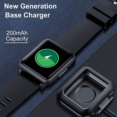 Android Smart Watch 1.4“ Full Touch Colorful Screen with Heart Rate Monitor, IP67 Waterproof Smartwatch with ECG and PPG Data Collector, Step Counter | Blood Pressure/Oxygen Activity Tracker for Men - Thumbnail 6