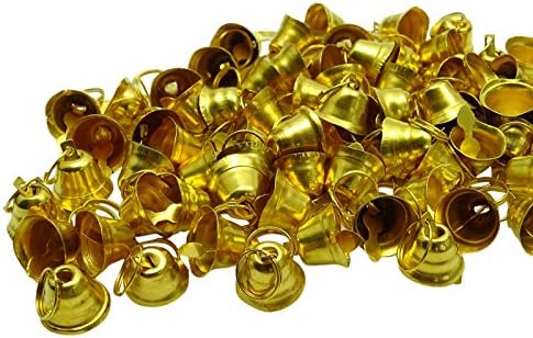 Decorative Handmade Traditional Brass Religious Small Bells Art Lots Of 100 Pieces