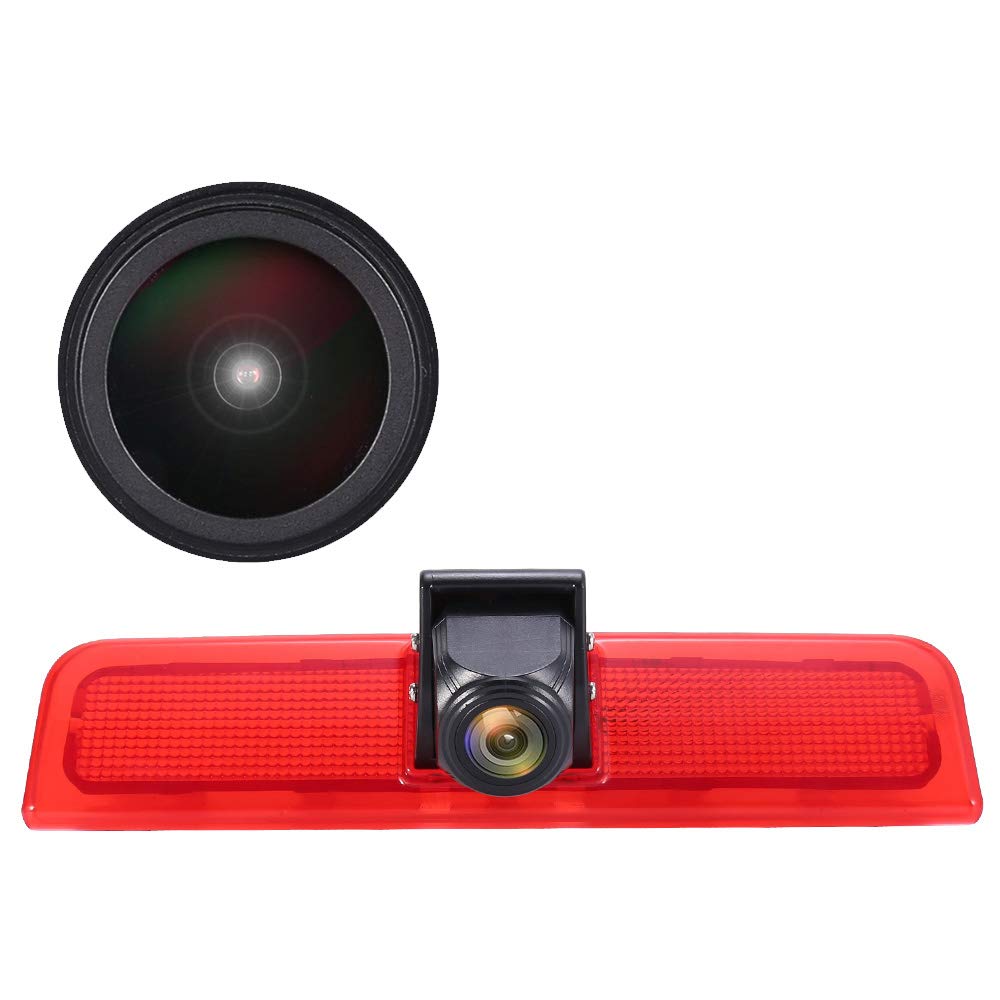 1280 x 720 Pixel 1000TV Lines Super Pro HD Backup Camera, Night Vision Car Reversing Camera Rear View Camera for VW Caddy Life 2K Facelift III Kasten 2KA Kombi Cross maxi Tdi dritte 3 2003-2014 Bj