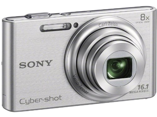 DSC-W730 Cyber-Shot Digital Camera, 16.1 MP, 8x Optical Zoom, Silver