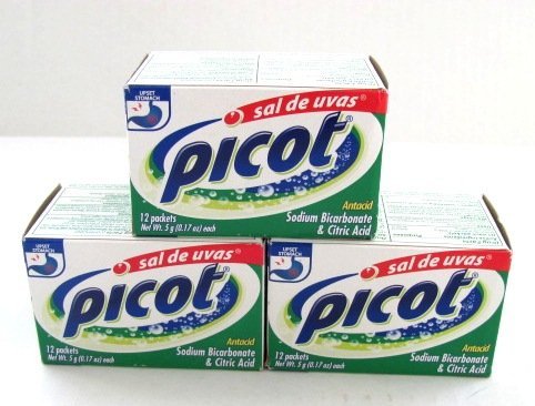 Sal De Uvas Picot Sal De Frutas 3 Boxes 36 Envelopes