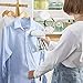 The Laundry POD LPHS300WH The Clothes Steamer Wrinkle Release + Portable Sterilizer for TravelGarmentsLinenDrapery + Cleaning with Quick Heat & Included Fabric Brush Compatible with 12oz Bottle