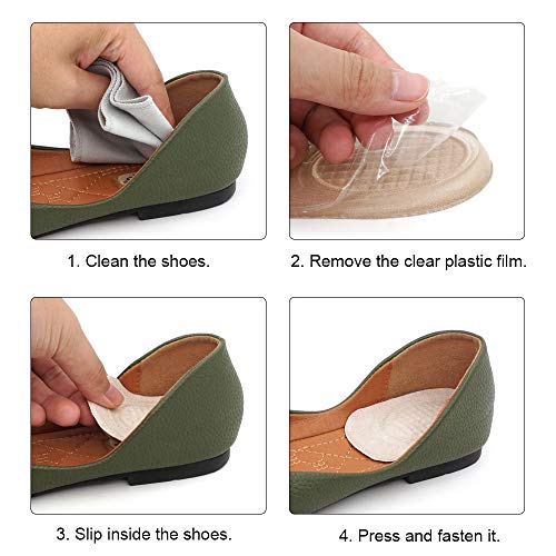 Beautulip Gel Heel Cup Leg Length Discrepancy Heel Cushion Shock Absorb Ankle Pain Sever's