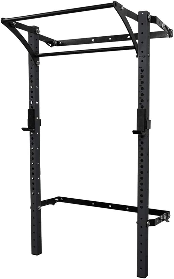 PRx Performance Profile PRO Squat Rack with Double Pull Up Bar, 7'6" or 8' Uprights with 6 Color Options As Seen On Shark Tank