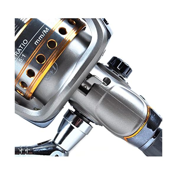 Yoshikawa-Baitfeeder-Spinning-Reel-Saltwater-Freshwater-Fishing-551-101-Bearings-Aluminum-Handle-CNC-Spool-Front-Rear-Drag-Left-Right-Hand-Changeable-Surf-Fishing-3000-6000