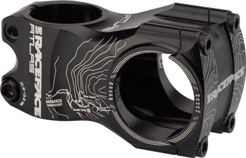 RaceFace Atlas Mountain Bike Stem with 50x35mm Clamp, Black, 1 1/8-Inch