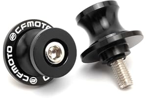 GZYWMJZ Motorcycle Swingarm Spools M10 Swing Arm Bobbins for Cfmoto 250SR 450SR 250NK 400NK 650NK 650TR-G 450MT 650MT 800MT 450CL-C 700CL-X 2024 Accessories (Black)