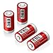 EBL RCR123A Rechargeable Batteries Arlo Batteries Li-ion 3.7V Battery (4-Pack) with Li-ion Universal Battery Charger for Arlo Camera