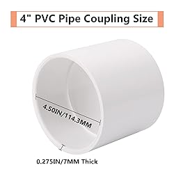 4" PVC Pipe Coupling Adapter Pipe Fittings