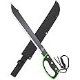 Snake Eye Tactical Full-Tang Fixed Blade Machete w/Sheath Outdoors Hunting Camping Fishing (770GN)
