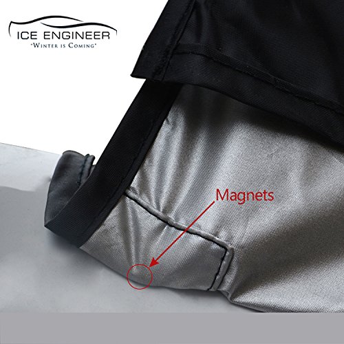 3 Windshield+Cover+Magnets+Straps+Snow