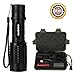 1000 Lumens Tactical Flashlight Zoomable Small Rechargeable Led Flashlights with Adjustable Focus and 5 Light Modes for Kids Women Camping Hiking Emergency EDC