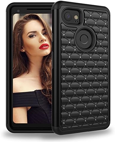 Google Pixel 2 XL Case,Dake Dual Layer Defender Heavy Duty Shockproof Protective Case for Google Pixel 2 XL (2017) Black