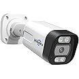 Hiseeu [Human Vehicle Detect] 5MP PoE Camera, IP Camera Outdoor, 2 Way Audio, Spotlight&Sound Alarm, IP67 Waterproof, Remote Access, No Monthly Fee, Work w PoE NVR