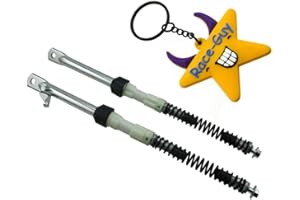 Race-Guy Front Forks Legs Bottoms Springs Bushings Boot Set for Honda Z50 Z50R