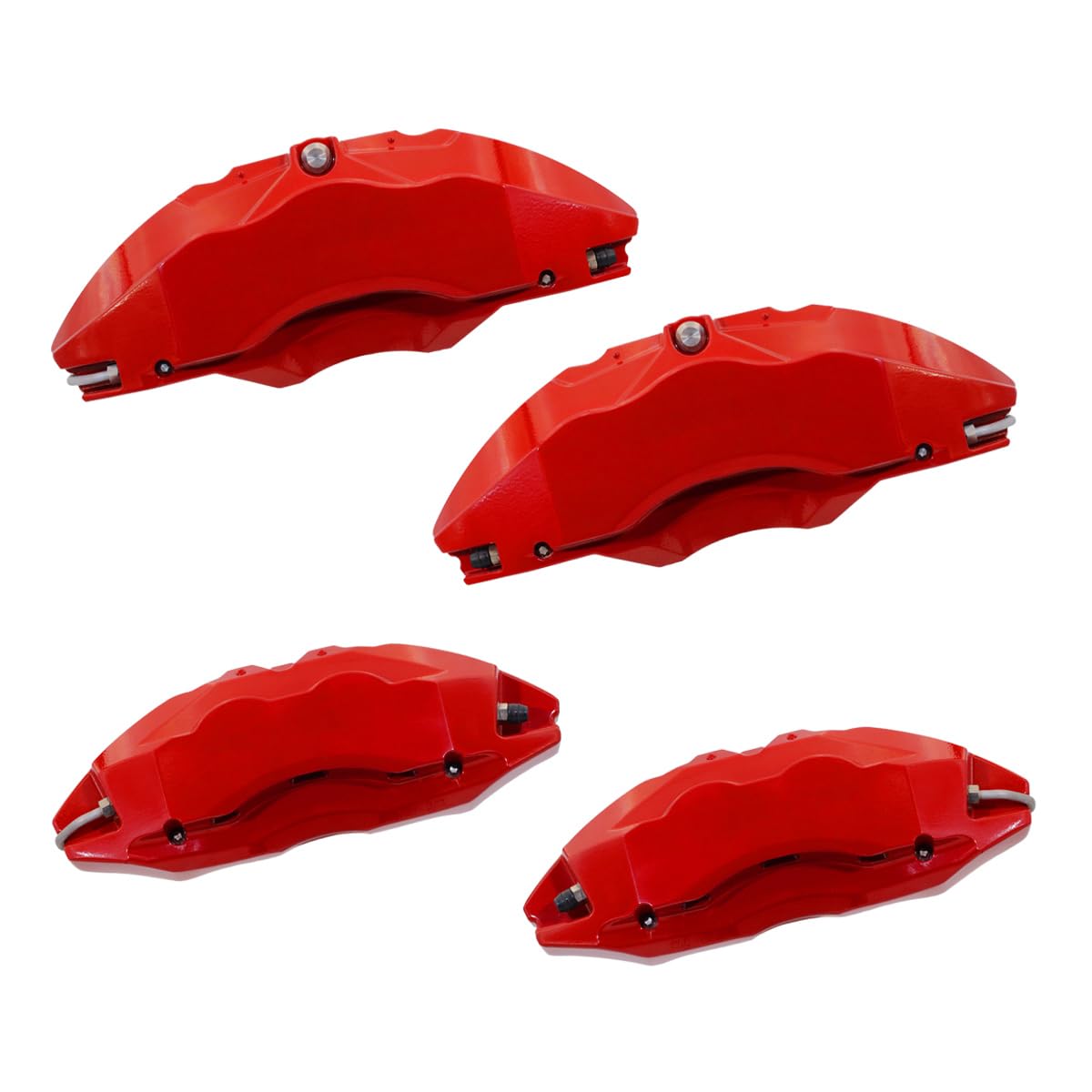 Photo 1 of AOOA Red Aluminum Brake Caliper Covers for 2018-2024 BMW X3 30i,2019-2025 BMW X4 xDrive30i, Front & Rear Caliper Cover Kit