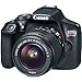 Canon EOS Rebel T6 Digital SLR Camera Kit with EF-S 18-55mm f/3.5-5.6 is II Lens, Built-in WiFi and NFC - Black (Renewed)