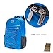 TIBAG 30L/35L Water Resistant Lightweight Packable Foldable Hiking Camping Daypack Backpack (25L, Nice Royal Blue)