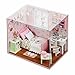 Dollhouse Miniature DIY Kit Dolls House Room with Cover and LED 3d Wood Toy Handcraft Artwork Birthday Gift Sunshine Angel