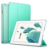 ESR iPad 2 3 4 Case, Smart Case Cover [Synthetic Leather] Translucent Frosted Back Magnetic Cover with Auto Sleep/Wake Function [Light Weight] (Mint Green)