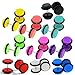 BodyJ4You 20 Pieces Fake Plugs Gauges Kit 16 Gauge (1.2mm) No Duplicate 10PC