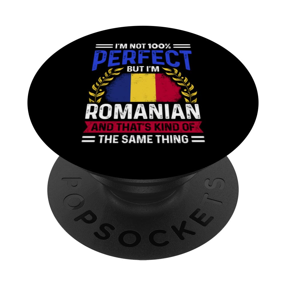 Romania Romanian Roots Romanian Heritage Proud Romanian Flag PopSockets Swappable PopGrip